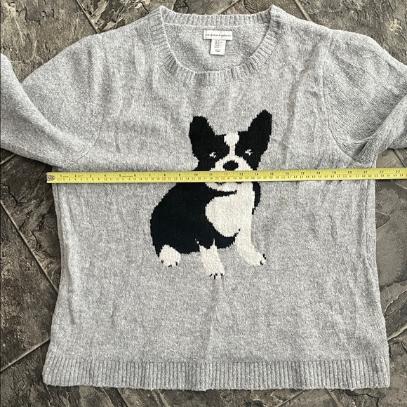 CUPCAKES & CASHMERE Boston Terrier Sweater Whimsical Dog Pet Cottagecore Cozy - Picture 6 of 9